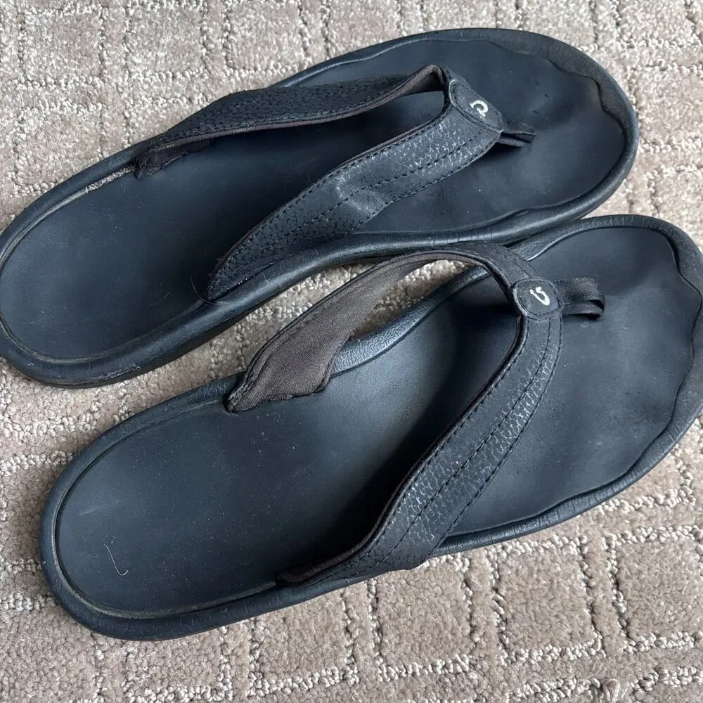 OluKai Ohana Flip Flop Sandals Women's 9.5 Travel Beach Comfort Walking Thong - Picture 3 of 5